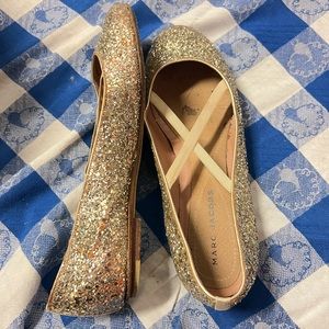 Marc Jacob’s y2k ballerina flats glitter vintage